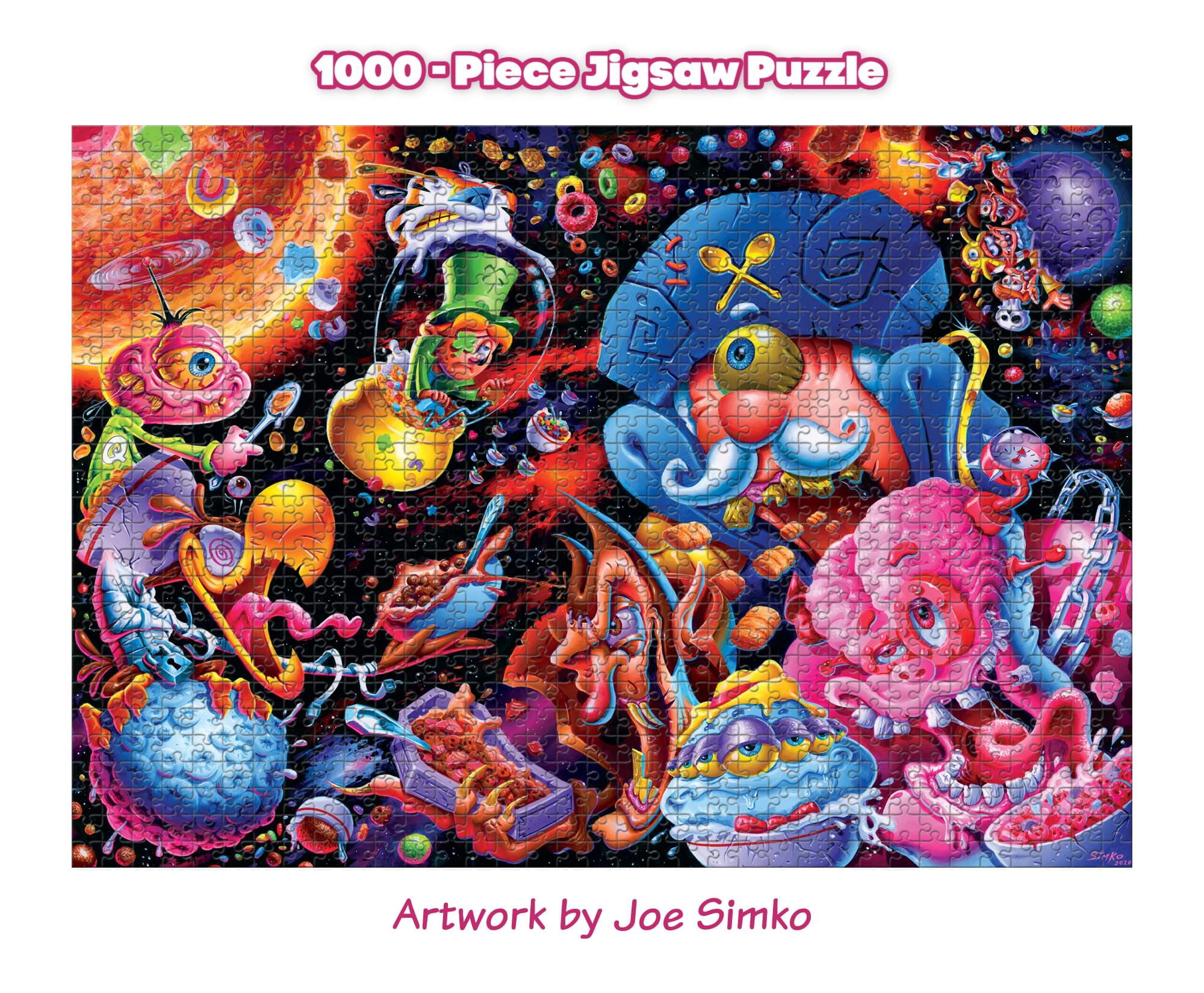 Cosmic Crunch Breakfast Cereal Puzzle By Joe Simko | 1000 Piece