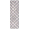 thumbnail image 2 of SAFAVIEH Cambridge Kenneth Geometric Diamonds Wool Runner Rug, Silver/Ivory, 2'6" x 10', 2 of 11