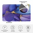 thumbnail image 4 of Modern Purple Blue Doormat Outdoor Entrance 16"x24", Abstract Art Gradient Gold Foil Line Absorb Moisture Dirt Door Mats, Non-Slip Rubber Backing Floor Mats Indoor, Low-Profile Front Door Rugs, 4 of 9