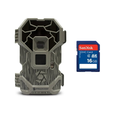 - Stealth Cam PXP24NG 16MP Wildlife Hunting Game Trail Camera + 16GB Memory Card