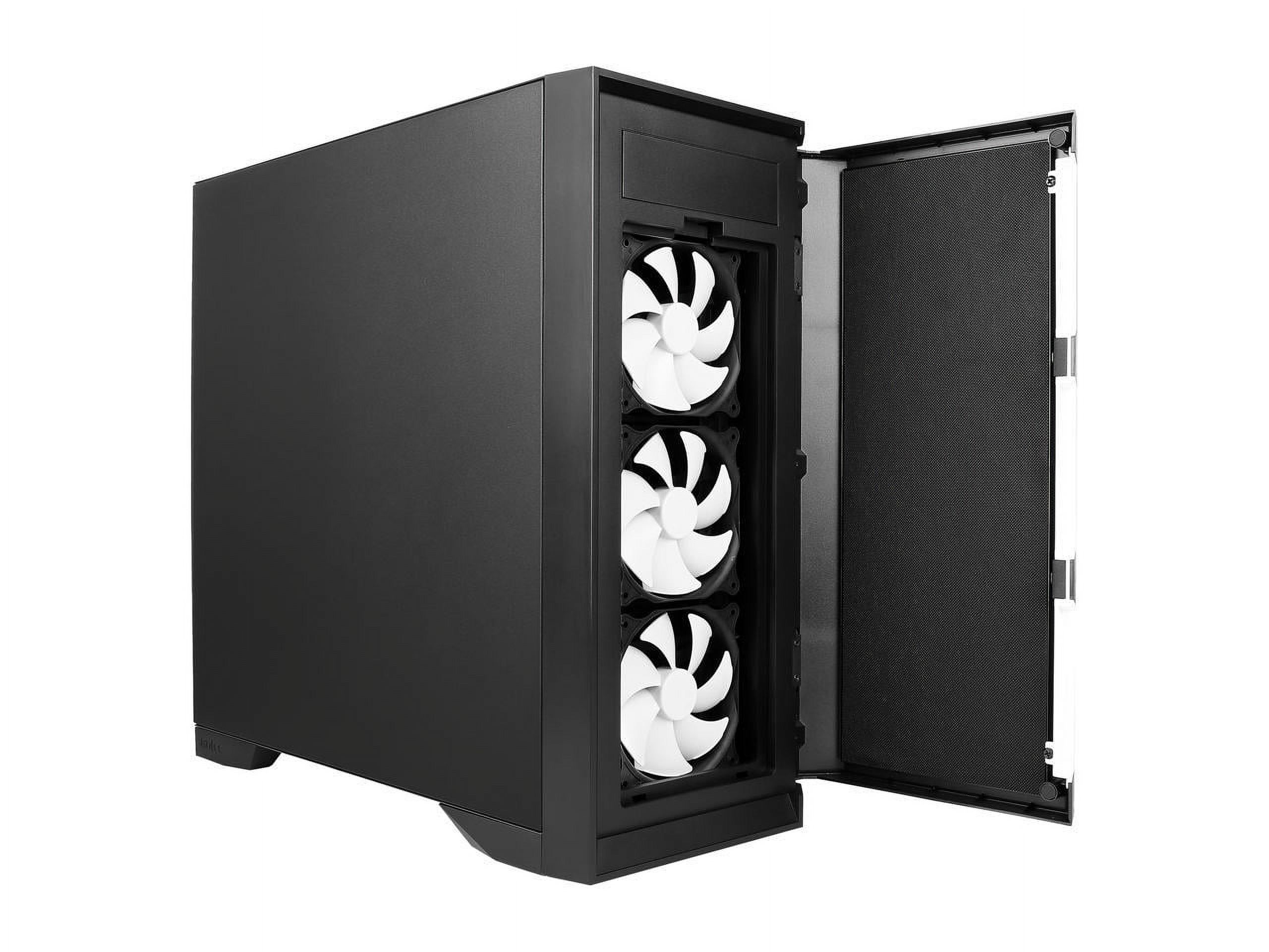 Antec Performance Series P101 Silent Black 0.8mm SPCC ATX Mid Tower Case with 8 x 3.5" HDD / 2.5" SSD Removable Bays - image 3 of 19