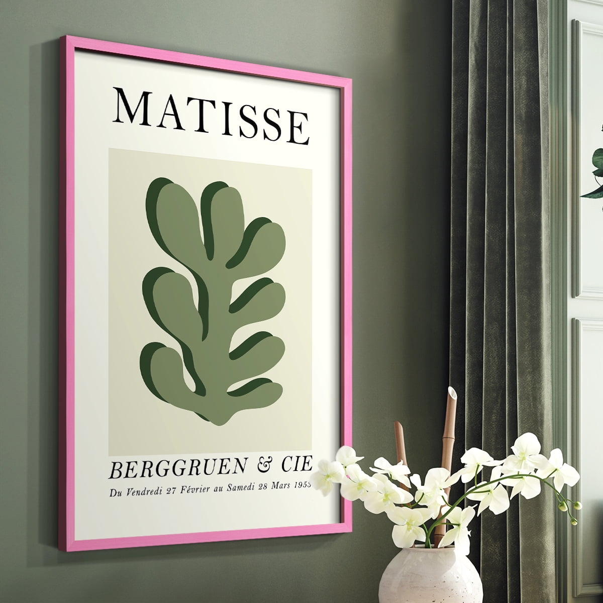 Matisse CCLXXXII in Solid Wood 8 x 10 Framed Print