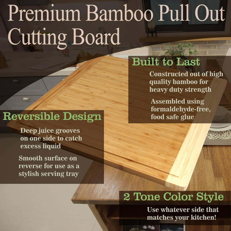 Camper Bamboo Cutting Board Set for RV Kitchen Accessories 2 Pieces, RV  Wood Chopping Board Set with Juice Grooves, Hang Hole,for Meat Vegetables 