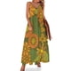 thumbnail image 1 of Nuevo vestido sin mangas con estampado retro de margaritas en naranja, marrón, amarillo y verde Vestidos largos vestidos elegantes, 1 of 7