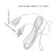 thumbnail image 4 of Cable de extensión de cadena de luces transparente para exteriores, cable para LED, USB, interior, cobre, PVC, 4 of 6