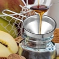 thumbnail image 3 of SHISUYAN 2pcs Stainless Steel Funnel Kitchen Oil Liquid Funnel Metal Funnel Kitchen Kit, 3 of 9