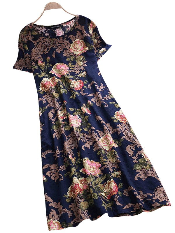 walmart plus size casual dresses