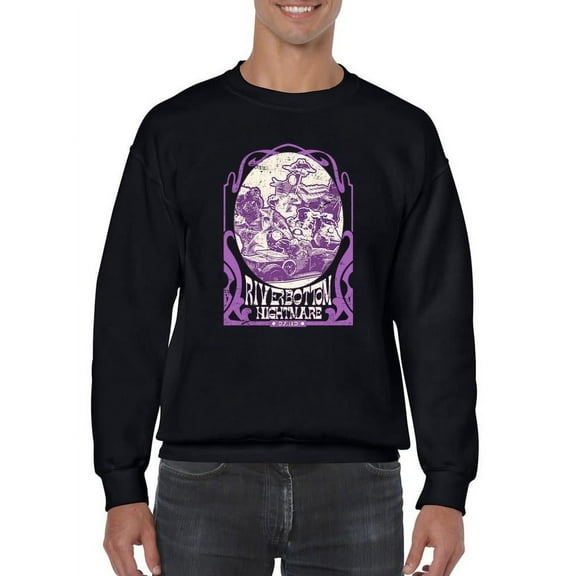 Riverbottom Rock Band Nightmare Retro Graphic Men's Sweatshirt