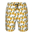 thumbnail image 3 of Fotbe Yellow Pears Trajes de Baño Estampados para Hombre, Shorts de Verano de Secado Rápido, Ropa de Playa, Bañadores-Small, 3 of 6