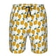 thumbnail image 3 of Balery Yellow Pears Traje de Baño Estilo Hawaiano para Hombre, Shorts de Secado Rápido con Bolsillos-Small, 3 of 6
