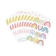 thumbnail image 2 of Calcomanías de pared de multicolores con dibujos animados, 10 hojas para habitación infantil, guardería, aula, decoración DIY., 2 of 7