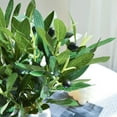thumbnail image 5 of 10 Pack Artificial Olive Tree Branches with Fruit Realistic Faux GreenStems for Wedding Centerpieces Hotel Decor Floral Arrangements Home Decor Vase Fillers Indoor Olive Tree Decorations 19.6”, 5 of 6