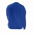 thumbnail image 2 of ZEHJUHAN Women's Textured Jacquard Long Sleeve Jacket Baseball Collar Zipper Casual Outerwear for Spring Fall Dark Blue，L, 2 of 4