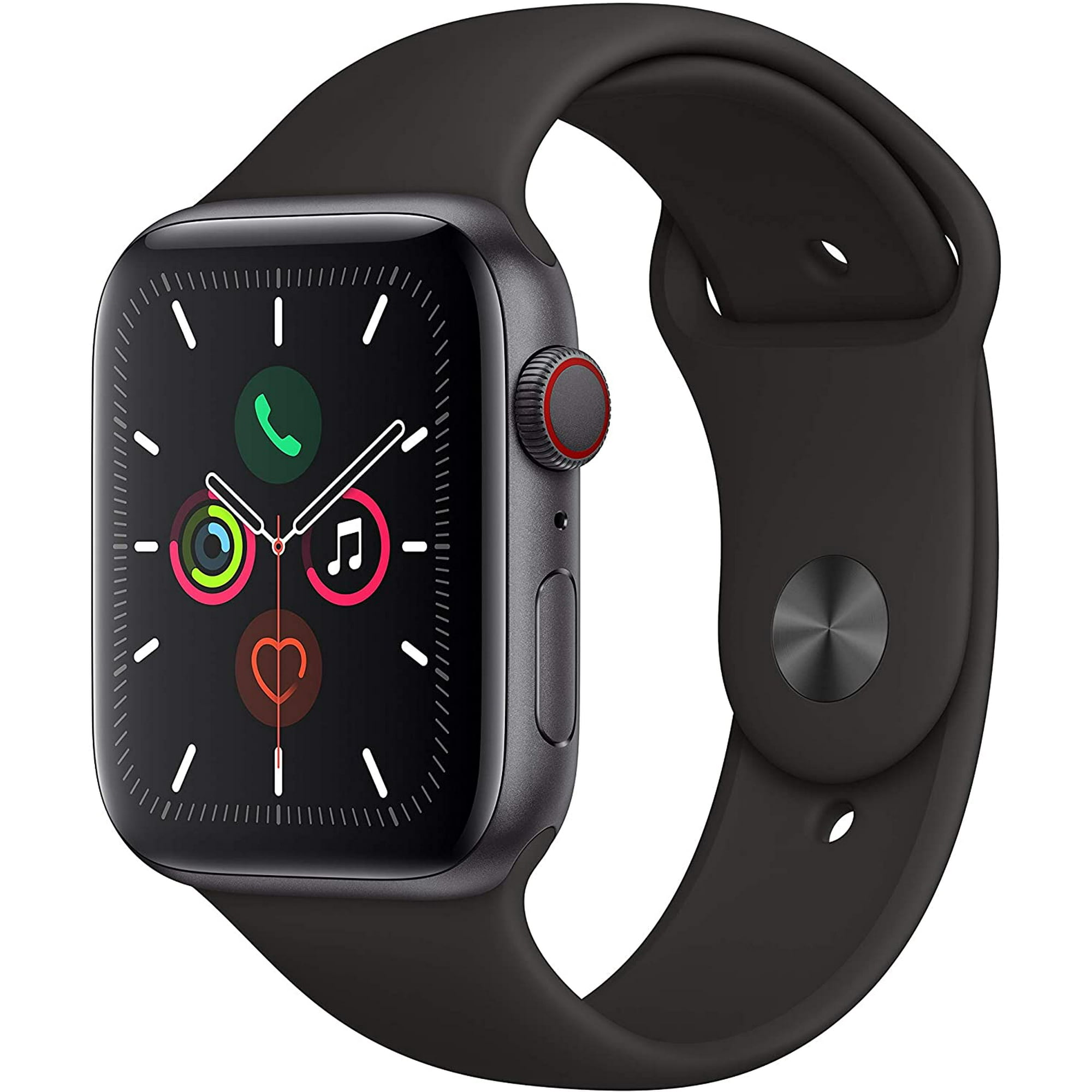Refurbished Apple Watch Series 5 (GPS + Cellular, 40mm) - Space Gray  Aluminum Case with Black Sport Band
