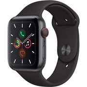 Apple Watch Series 5 remise à neuf (GPS + cellulaire, 40 mm) - Boîtier en aluminium gris sidéral avec bracelet sport noir