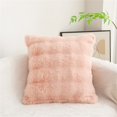 thumbnail image 2 of LSLXA Winter Velvet Plush Pillow Cover Solid Color Home Hotel Decor Soft Throw Pillow Cover 18X18In Decorative Pillows For Couch Bed Sofa Living Room, 2 of 6