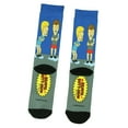 thumbnail image 2 of Beavis And Butthead Cartoon Adult Sublimated Crew Socks For Men, 2 of 3