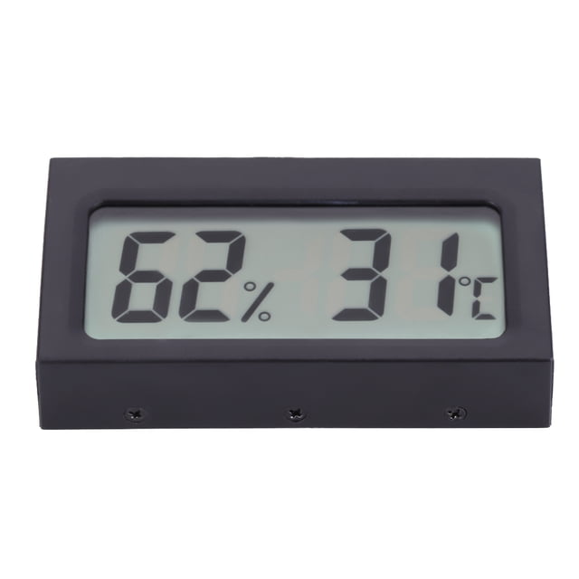 Higrómetro, Pantalla Lcd Grande, decoración ideal para el Hogar, Plásstico de, Tamaña Pequeño, Peso Ligero, Mediciónica precisa, Monitoreeo de Temperatura y Humedada,