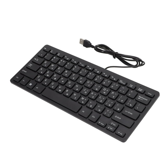 Teclado de idioma pequeño, teclado Teclado silencioso de 78 teclas Teclado para computadora portátil construido para durar
