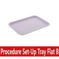 thumbnail image 1 of Dental Procedure Set-Up Trays Flat B (Ritter) 13½" x 9⅝" x ⅞", Autoclavable Tray, Lilac, 1 of 1