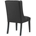 thumbnail image 4 of Modway Baronet Button Tufted Vegan Leather Dining Chair, Black (Set of 1), 4 of 4