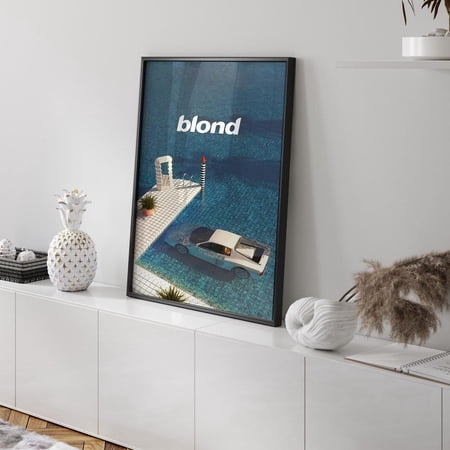 Frank Ocean Blond Hypebeast Music Wall Art Poster, Unframed Canvas 8x10in