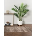 thumbnail image 3 of Unique Loom Del Mar Collection Area Rug - Lucille (2' 7" x 10' Runner Brown/Ivory), 3 of 9
