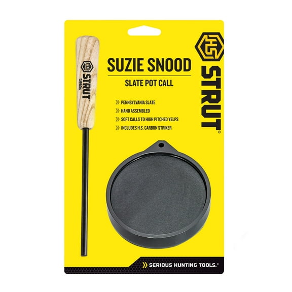 Hunters Specialties HS-STR-100170 Stru Suzie Snood Hunting Slate Pan Call