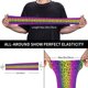 thumbnail image 3 of Fotbe Animal Paw Rainbow Mangas para Brazos con Protección Solar UV- Cubrebrazos para Tatuajes – Mangas Deportivas Refrigerantes UPF 50 para Hombre y Mujer, 3 of 7