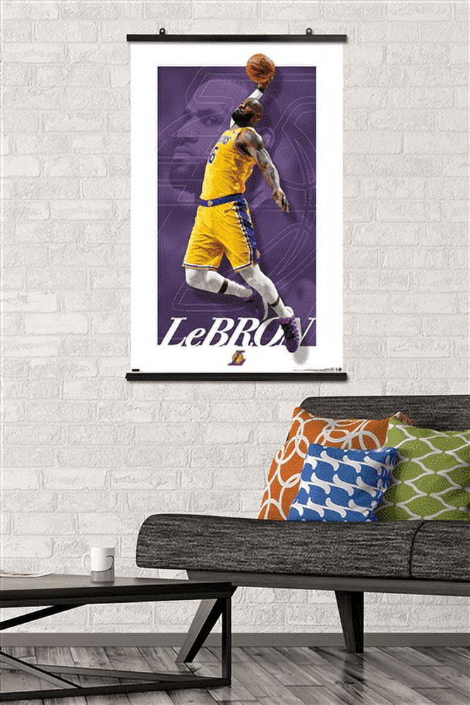 NBA Los Angeles Lakers - LeBron James 21 Wall Poster, 22.375" x 34"
