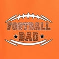 thumbnail image 2 of Wild Bobby, Football Dad, Sports, Men Graphic Tee, Orange, 4X-Large, 2 of 4