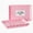 Pink, variant on 6 Pack Clear Plastic Serving Trays for Party, 9 x 13 Inch - Heavy Duty Plastic Trays for Food - Rectangular Party Serving Trays and Platters - Clear Disposable Trays