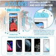 thumbnail image 2 of 6 pieces for Universal Waterproof Phone Pouch Bag Underwater Case Clear Cellphone Dry Bag with Lanyard Swimming Snorkeling Water Sport Bag for Smartphone 6.9 Inch, 2 of 7
