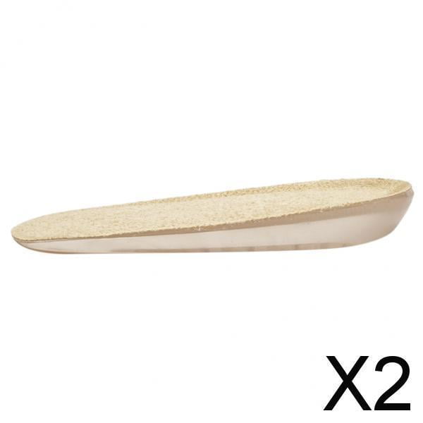 2x Insertos de de Elevación Del Talón Almohadillas Invisibles para Plantillas de 1.5 / 2.5 / 3.5cm 2 piezas