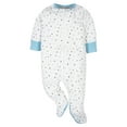 Onesies Brand Baby Boy Sleep 'n Plays Footed Pajamas, 4Pack (Newborn