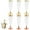 mix1, variant on ACDANC 6Pcs Champagne Flutes Plastic 5 oz Plastic Wine Glasses with Stem Martini Glasses for Parties Wedding Decoration Friend Gathering Mix1