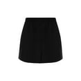 thumbnail image 5 of Women Detachable Underskirt Fake Shirt Adjustable Lower Sweep Skirt Blouse Tail Irregular Hem Black XXL, 5 of 8