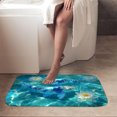 thumbnail image 4 of 1pc Two Koi Fish and Water Lilies Absorbent Non-Slip Bathroom Thickened Flannel Rug Decor,Soft,Quick Drying,Suitable For Indoor/outdoor Use,Bathrooms,Bedrooms,Kitchens,Terrace,Laundry Rooms,16"x24", 4 of 9