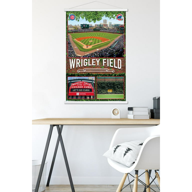MLB Chicago Cubs - Logo Poster - 22.375 x 34 - The Blacklight Zone