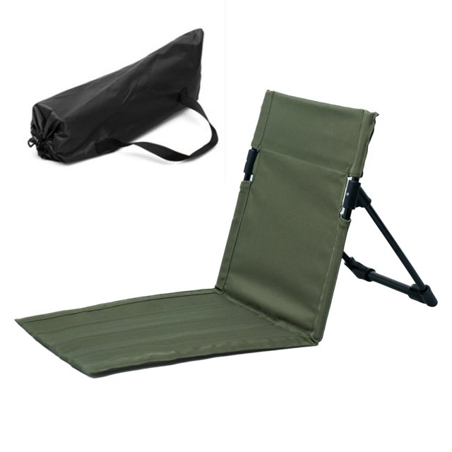 CSChome Chaise Portable Détachable Chaise de Camping Pliante Extérieure - Coussin avec Rangement, Tabouret de Plage Imperméable Détachable, Coussin de Siège Portable