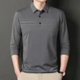 thumbnail image 5 of Jersey ajustado con cuello alto, polos formales ajustados para hombre, ropa de negocios, ofertas a granel, camisetas de moda Harajuku, sudaderas para hombre, 5 of 5