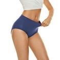 thumbnail image 2 of Ketyyh-chn99 Panties for Ladies 2023 Cool Comfort Cotton Brief Underwear 4 Pack Dark Blue,S, 2 of 5