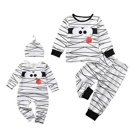 

Actoyo Kids Little Boys Girls Funny Halloween Matching Outfits Tops+Pants 6-12 Months