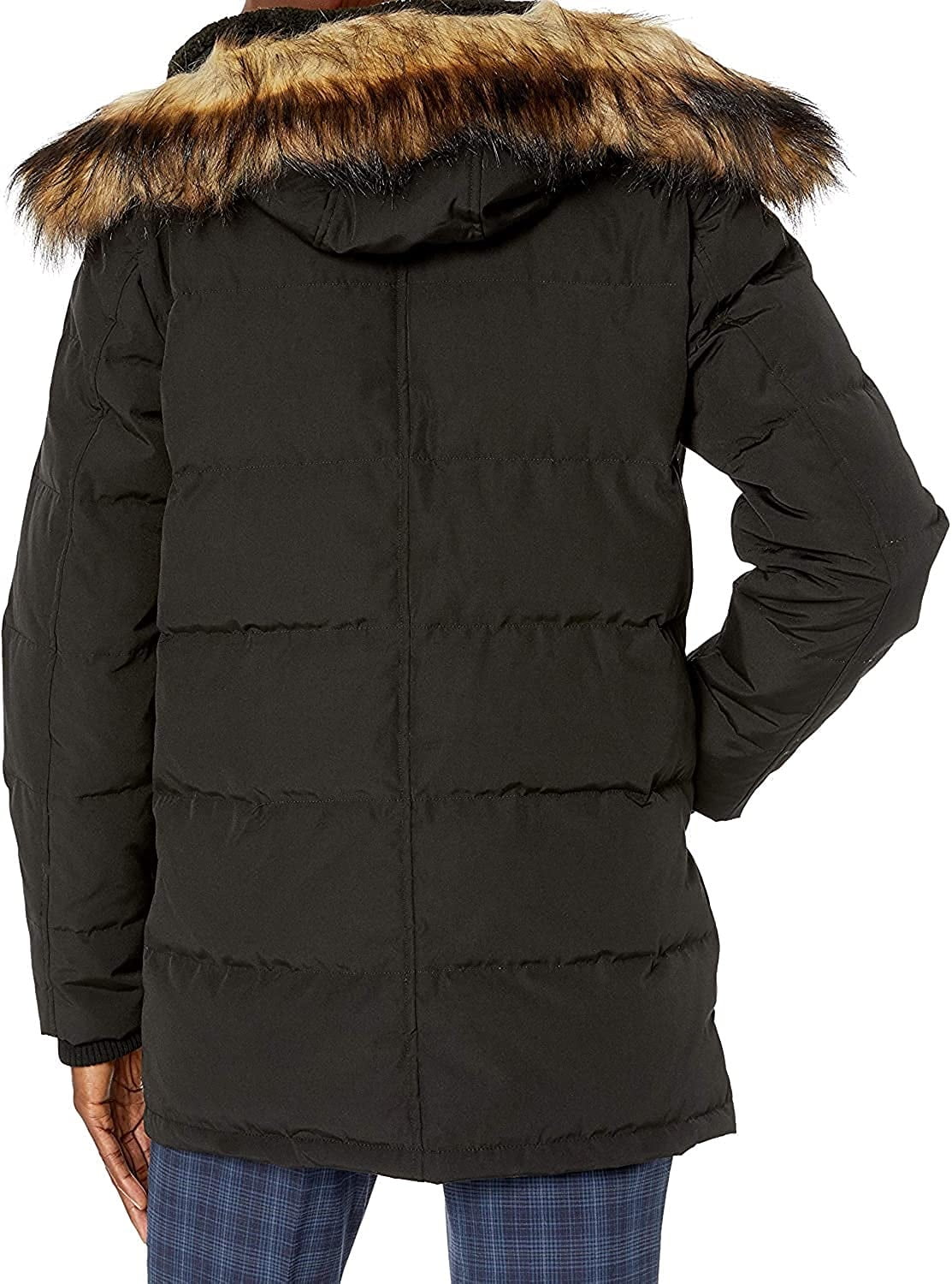 Vince camuto heavyweight faux fur trim & lined hooded down coat 2025