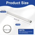 thumbnail image 2 of 304 Stainless Steel Pipe Fitting, 3/4" BSP Male x 3/4" BSP Male Threaded 12" Length Nipple Cast Pipe, 2 Pack, 2 of 6