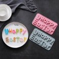 thumbnail image 1 of Sunjoy Tech Alphabet Mould Temperature-resistant 3D Modelling Food Grade Easy Demoulding Non-stick DIY Making Tool Happy Easter Letter Silicone Mold for Holiday, 1 of 5