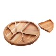 thumbnail image 1 of Plat de Service en Bois Collection Teca avec 6 Séparateurs 33x2cm, 1 of 6