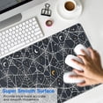thumbnail image 4 of Long Mouse Pads for Desk,Spider Web Halloween Pattern Desk Mats on Top Of Desks, Desk Mouse Pad Extra Large with 3mm Non-Slip Base and Stitched Edge for Gaming,Office,Work,Home 31.5x15.7in, 4 of 5