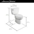 thumbnail image 4 of American Standard Cadet FloWise Elongated Pressure-Assisted Toilet 1.1 GPF in White, 4 of 9
