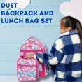 thumbnail image 5 of J World Girls Duet 16" Backpack With Detachable Lunch Box For School, Stars, 5 of 7